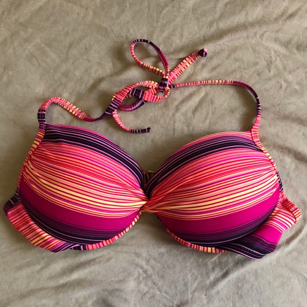 Stripped Bikini Top